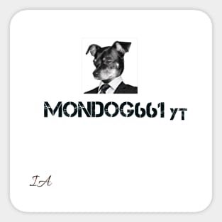 Mondog Sticker